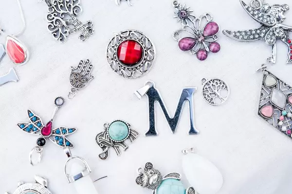 Fancy necklace charms