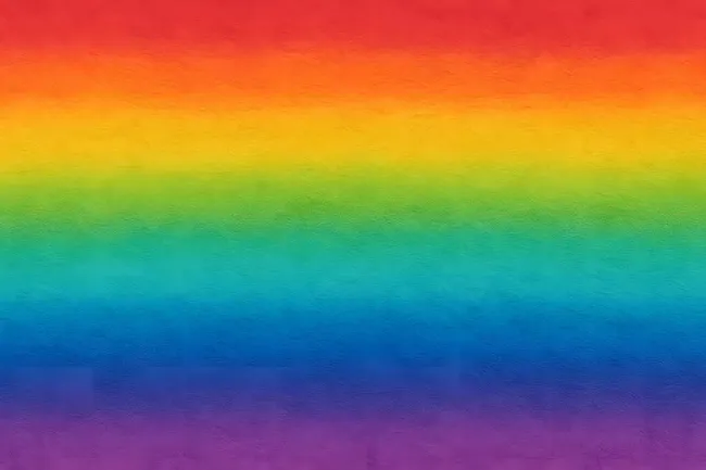 Farbenfrohes digitales Regenbogenmuster mit strukturierter Oberfläche