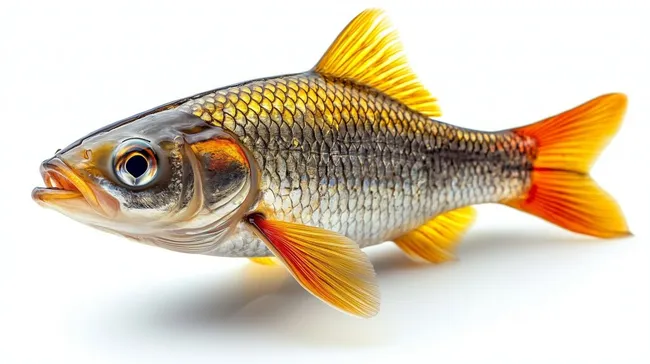 Farbenprächtige Silberkarpfen-Nahaufnahme