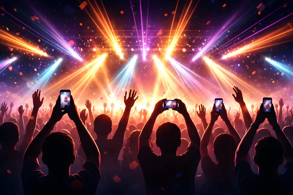 Farbenrausch auf der Bühne - begeisternde Liveshow