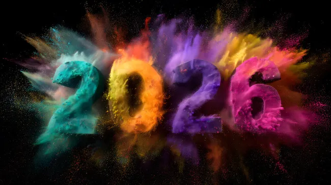 Farbexplosion bei bunter Neujahrs-Feier 2026