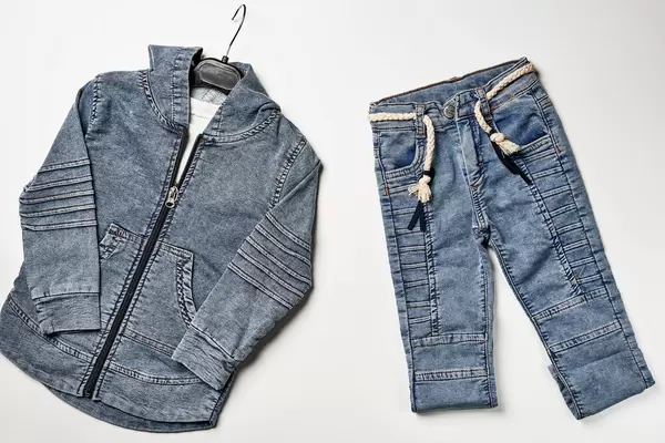 Fashionable kid's jeans outfit