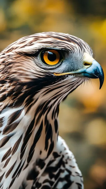 Faszinierend: Nahaufnahme eines Falken mit intensivem Blick
