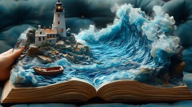 Faszinierende Fantasiewelt in einem Buch