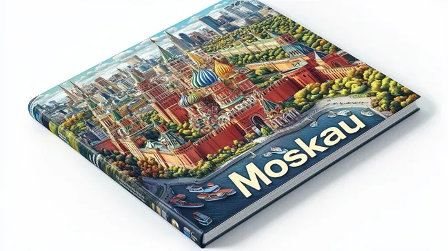 Faszinierende Illustration der Moskauer Skyline
