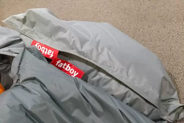 fatboy - ein mit Luft befüllter Sitzsack