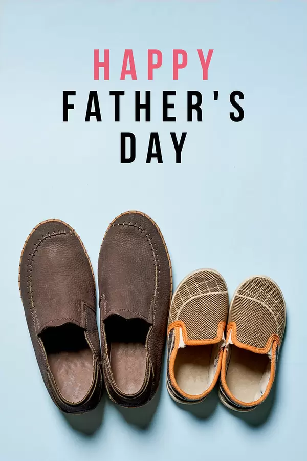 Father's day greeting card concept