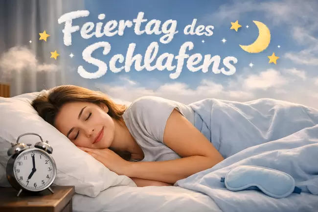 Feiertag des Schlafens am 3. Januar