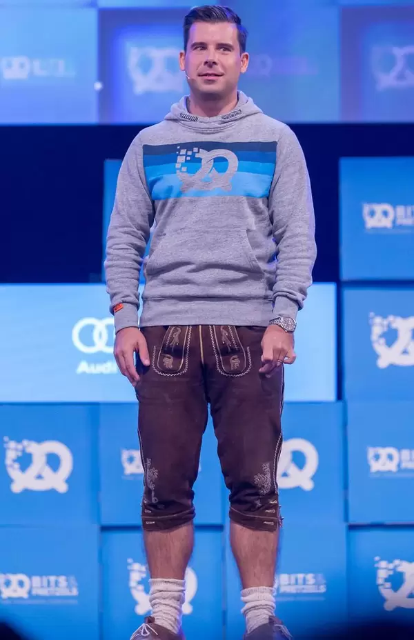 Felix Haas - Chairman und Host des Bits & Pretzels Festival in München