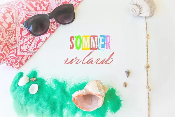 Ferienzeit zur heißen Jahreszeit