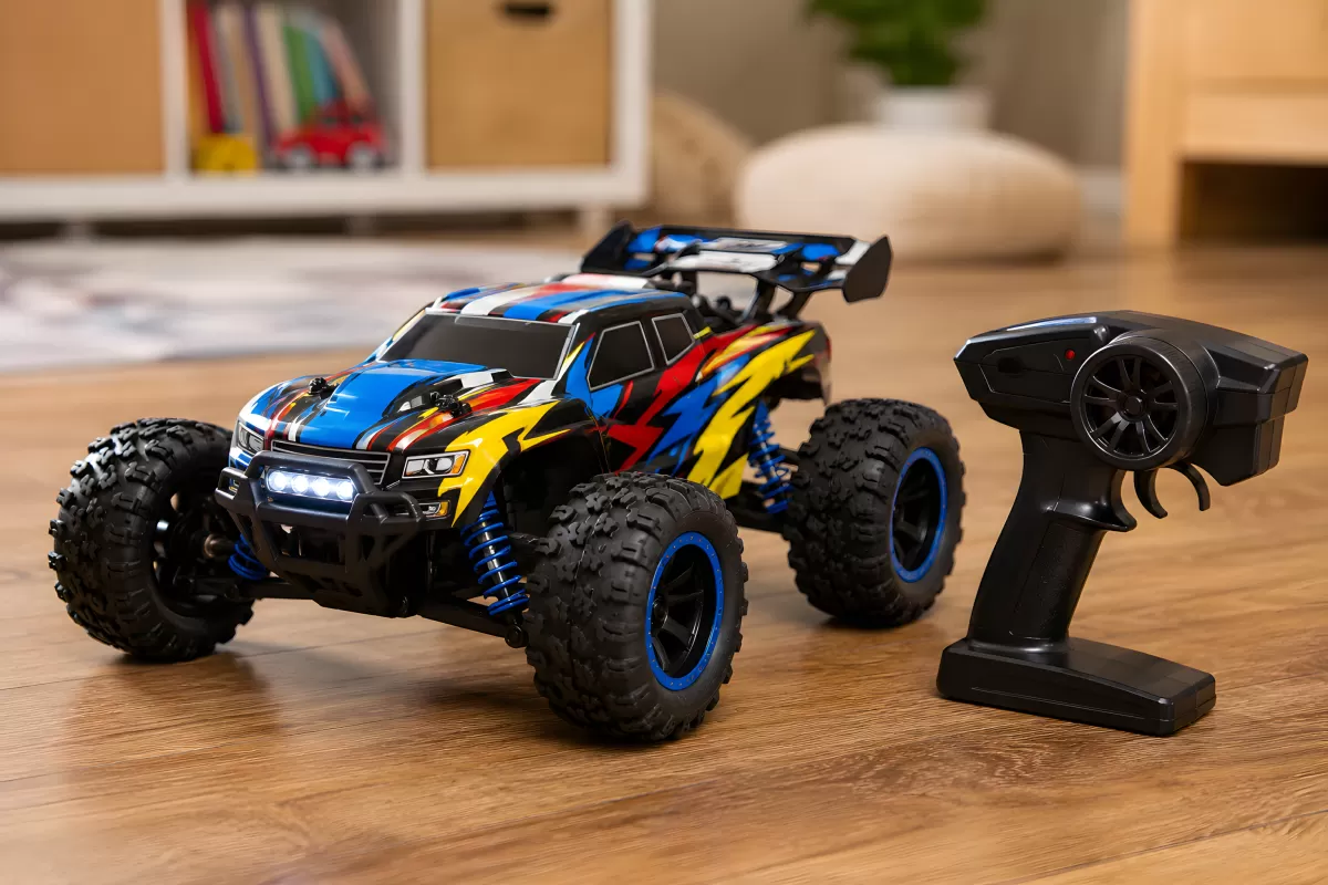 Ferngesteuertes Monstertruck-Spielzeugauto mit Fernbedienung