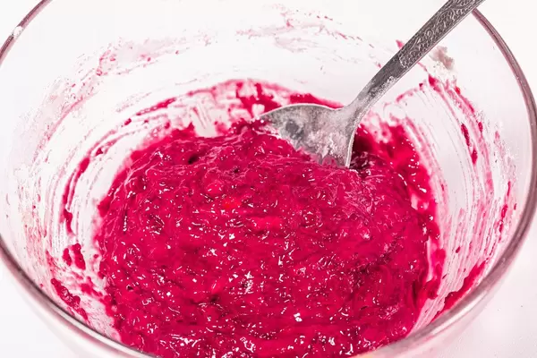 Fertiger Rote Bete Teig für bunte Pfannkuchen