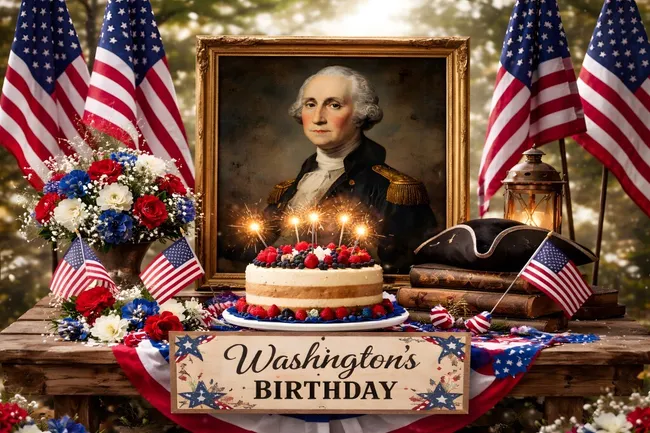Festliche Feier zu George Washingtons Geburtstag