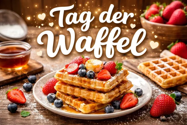 Tag der Waffel am 25. März
