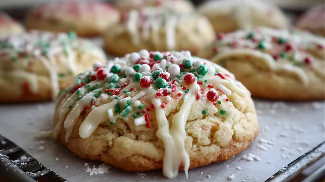 Festliche Weihnachtskekse mit bunter Glasur