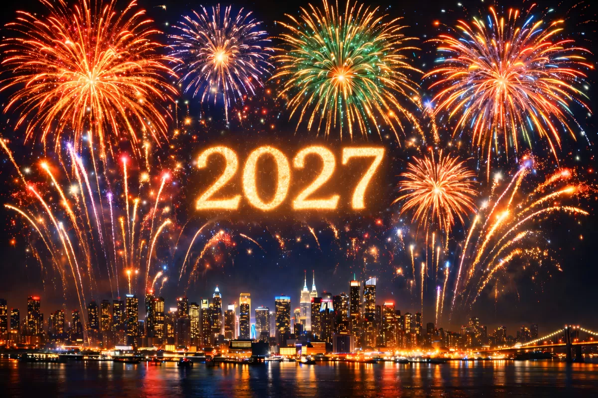Feuerwerk zum Jahreswechsel 2027