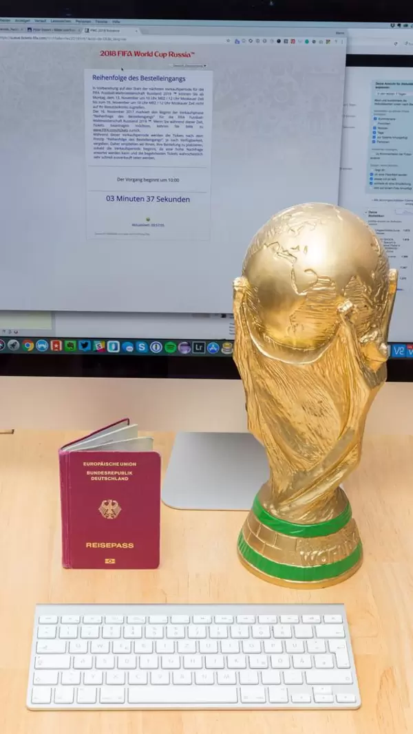 FIFA WM 2018: Warteschlange für Online-Tickets