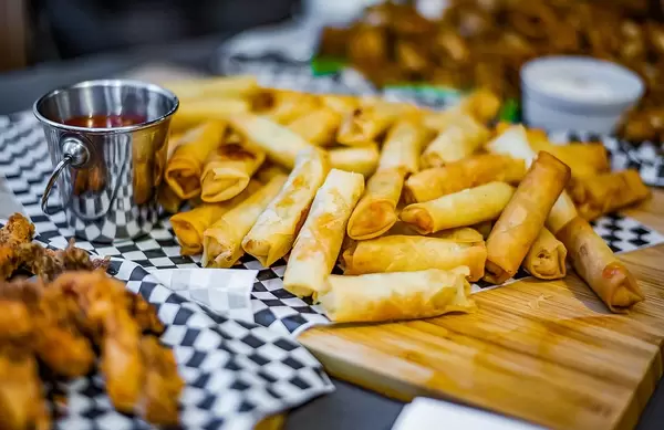 Filled Meat Rolls Appetizer