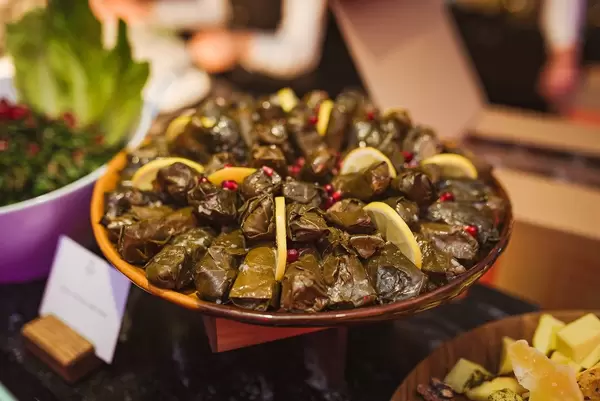 Filled Meat Rolls with Beetroot Leaf