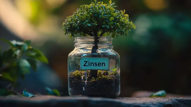 Finanzieller Ertrag - Baumpflanze in Glasgefäß kostenlos herunterladen