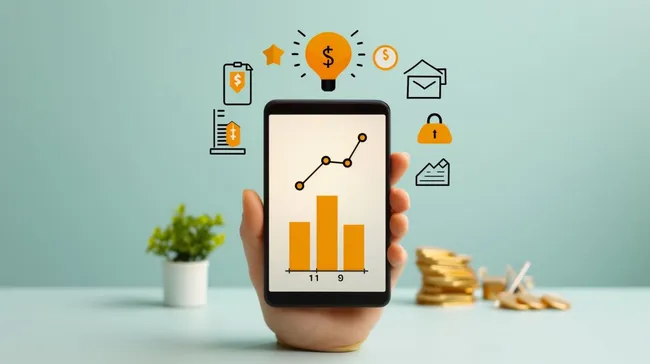Finanzmanagement-App für mobile Geräte