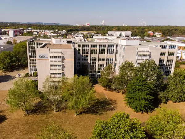 Firmensitz von QSC AG. Luftbildaufnahme