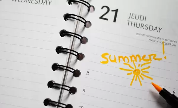 First Day of Summer Calendar