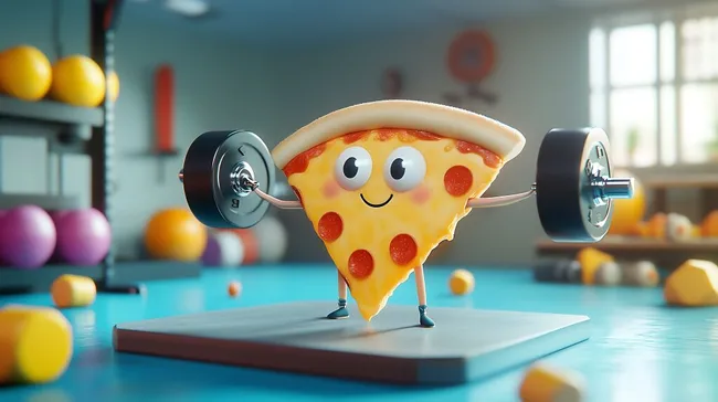 Fitness-Pizza in Bewegung - Sportlicher Spaß in der Küche