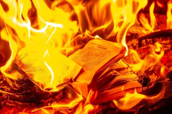 Flame texture with book pages (Flip 2020)