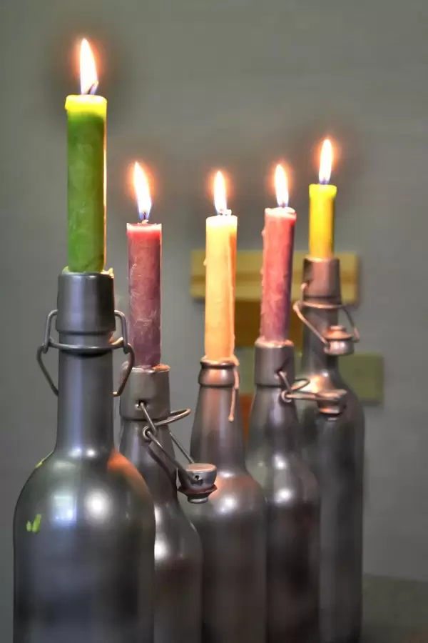 Flaschenkerzen