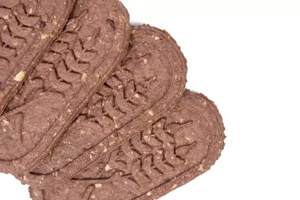 Flat lay above Healthy Wheat Choco Bars (Flip 2019)