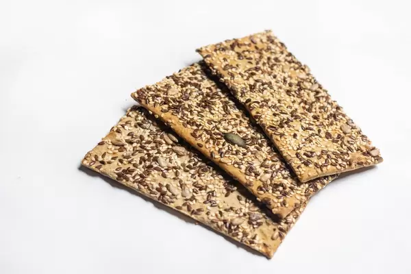 Flax and sunflower seeds healthy food