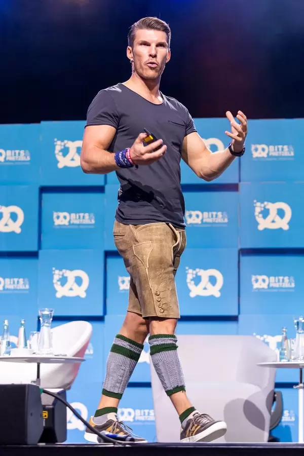 Florian Gschwandtner at Bits & Pretzels 2017