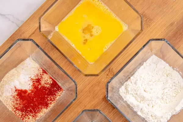 Flour Eggs and Breadcrumbs with Paprika (Flip 2019)