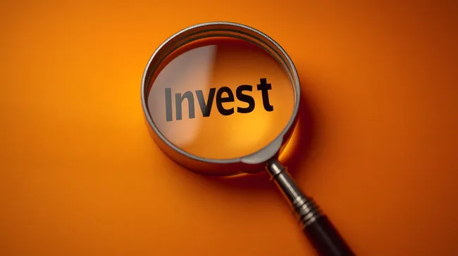 Fokussierter Blick auf Investitionen - Finanzielles Konzept