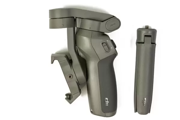 Folded DJI Osmo Mobile 3 phone gimbal