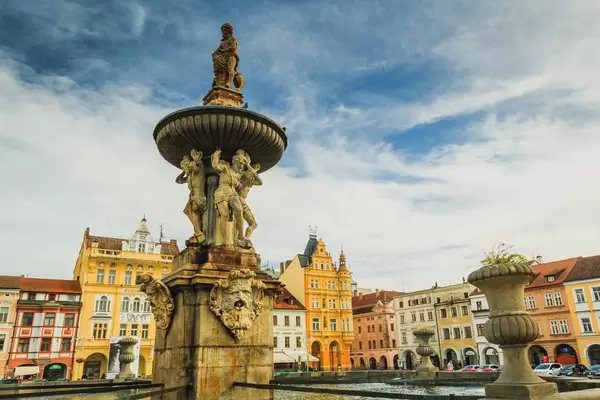 Fontain in Ceske Budojevice