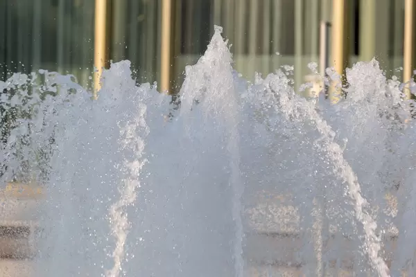 Fontäne am Messegelände