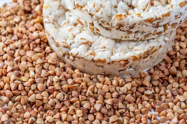 Food for weight loss-dry bread with buckwheat