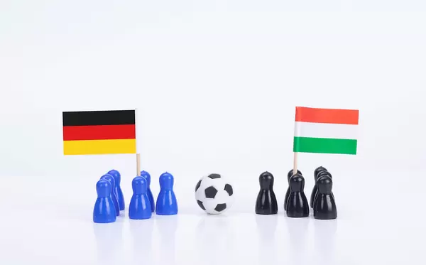 Football match Germany Vs. Hungary