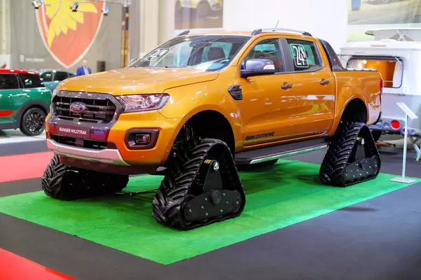 Ford Ranger Wildtrak ACF track at Bucharest Auto Show 2019 SAB