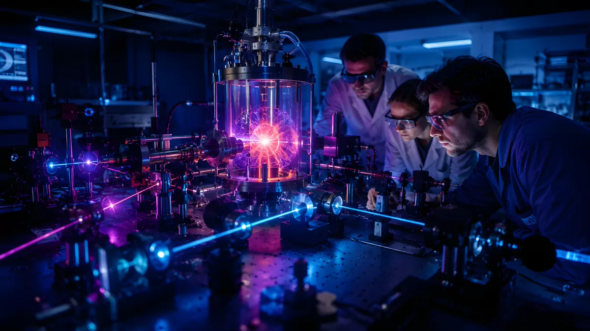 Forscher beobachten Plasmakugel im Laserlabor
