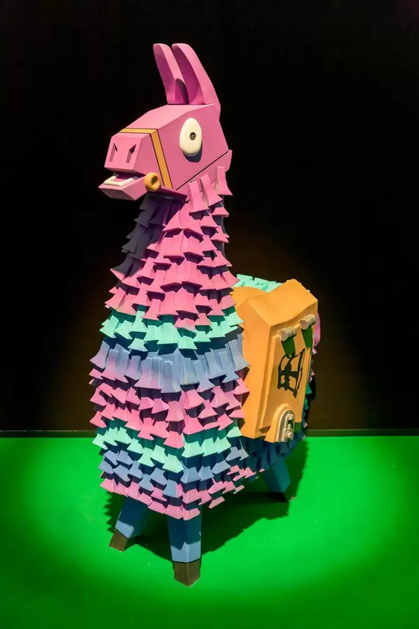 Fortnite Believer Llama figure at Gamescom