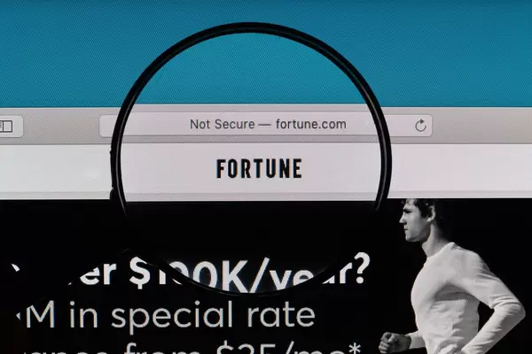 FORTUNE logo under magnifying glass