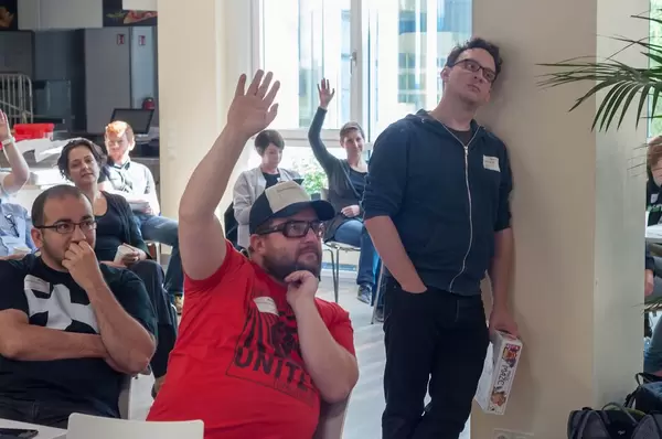 Fragerunde beim Barcamp Köln 2018