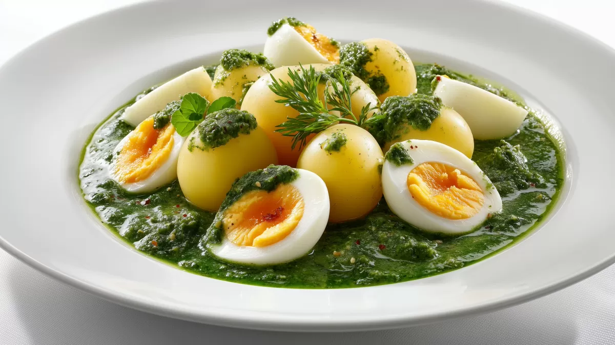 Frankfurter Grüne Soße mit Eiern und Kartoffeln