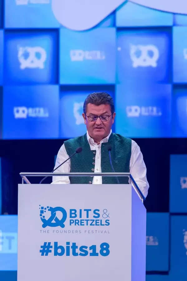 Franz Joseph Pschierer at the speaking platform