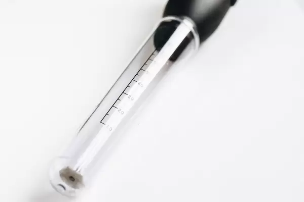 Frappe mixer on white background