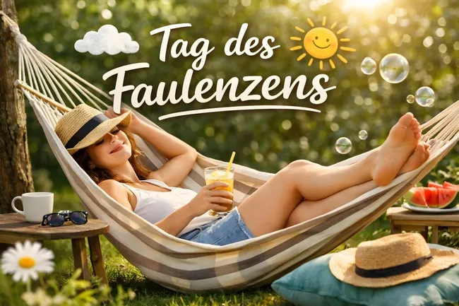 Tag des Faulenzens am 22. März