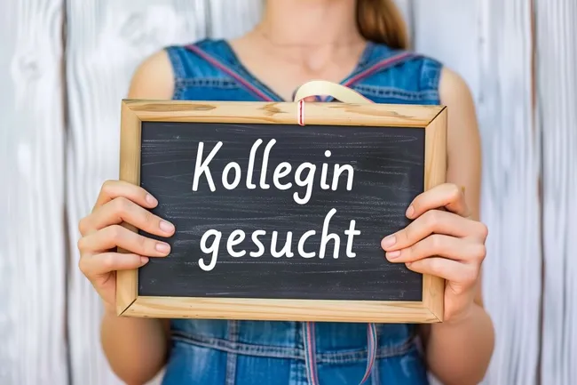 Frau sucht Mitarbeiter für Kollegen-Stelle
